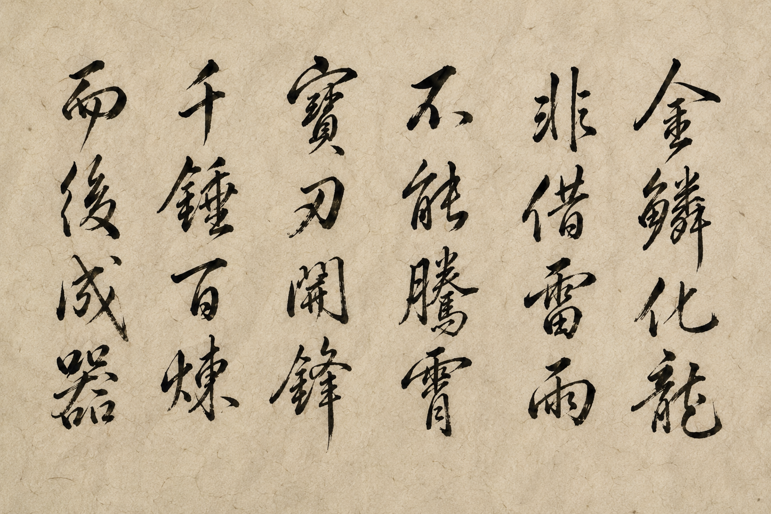 金鳞化龙 宝刃开锋